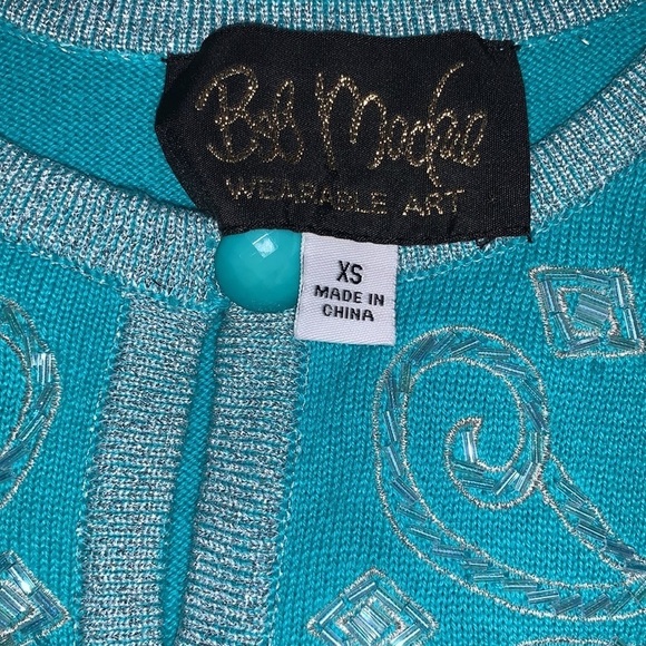 Bob Mackie Wearable Art Cardigan - Picture 7 of 8